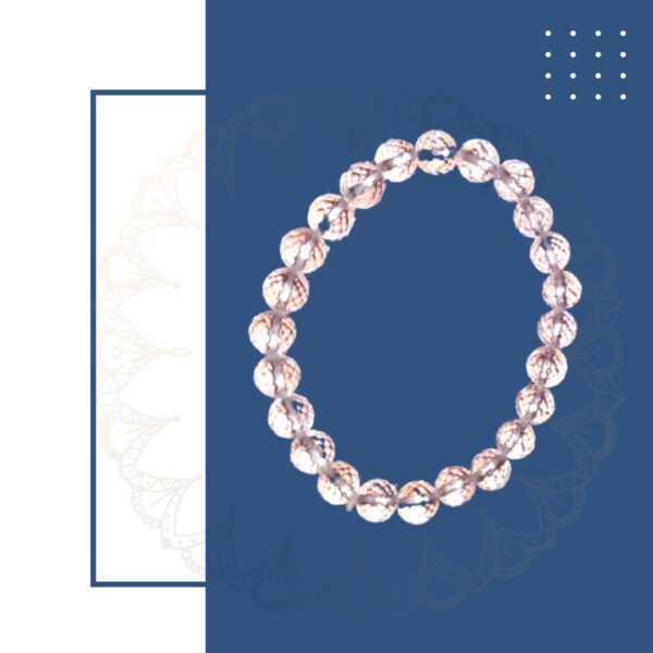 Sphatik Diamond Cut Bracelet - 8 MM